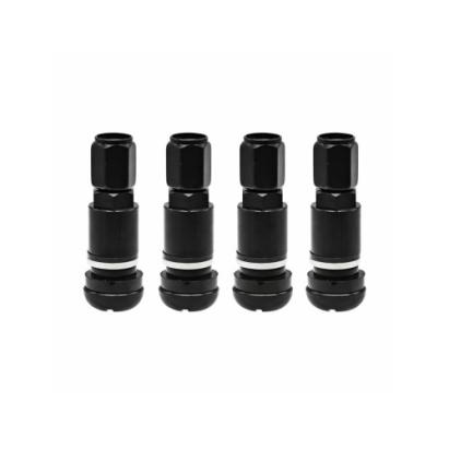 Valve metalice negre  compatibile turisme si autoutilitare 4 bucati  set Cod: NG-MS-525