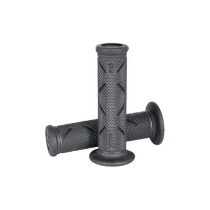 Mânere moto universale antiderapante din cauciuc, negre, set 2 buc (MMC5)