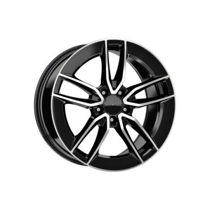 Set jante aliaj DY388 KM 18" 5x112 pentru Mercedes, negru Diamond Cut