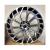 Set 4 jante aliaj DY819 KM 19x8.5 5x112 ET40 negru polish, compatibile Audi