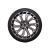 Set 4 jante aliaj DY819 KM 19x8.5 5x112 ET40 negru polish, compatibile Audi