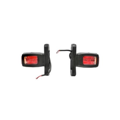 Lampă laterală de gabarit cu LED 12/24V, roșu-alb-galben, BK69452