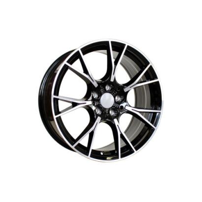 Set jante aliaj PDW 19" 5x112 negru polish pentru BMW, ET25/ET33 (față/spate)
