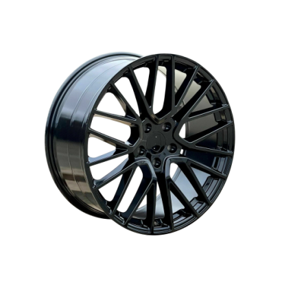 Set jante aliaj PDW 20” negru lucios 5x130 pentru Porsche, față 9J ET50 spate 10.5J ET64