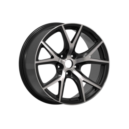 Set jante aliaj PDW 18x7 5x112 ET35 negru polish, CB 66.6, L85153F07