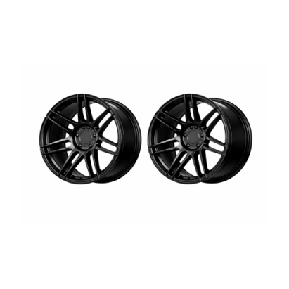 Set jante aliaj PDW 19" pentru BMW 5x120, negru lucios, concave, fata/spate