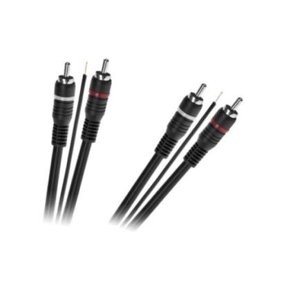 Cablu audio 2RCA tata 2RCA tata ecranat cu fir remote 5m MIV