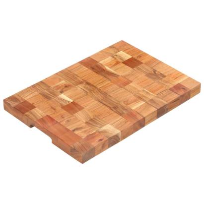 Placă de tocat, 50 x 34 x 3,8 cm, lemn masiv de acacia GartenMobel Dekor
