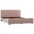 Cadru de pat, roz, 160 x 200 cm, catifea GartenMobel Dekor