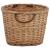 Coș lemne foc mânere de transport natural 56x40x28 cm salcie GartenMobel Dekor