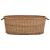 Coș lemne foc cu mânere de transport natural 88x57x34 cm salcie GartenMobel Dekor
