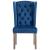 Scaun de sufragerie, albastru, catifea GartenMobel Dekor