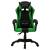 Scaun de jocuri cu LED RGB, verde și negru, piele ecologică GartenMobel Dekor