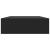 Raft de perete suspendat cu sertar, negru, 48 x 25 x 8 cm GartenMobel Dekor