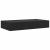 Raft de perete suspendat cu sertar, negru, 48 x 25 x 8 cm GartenMobel Dekor
