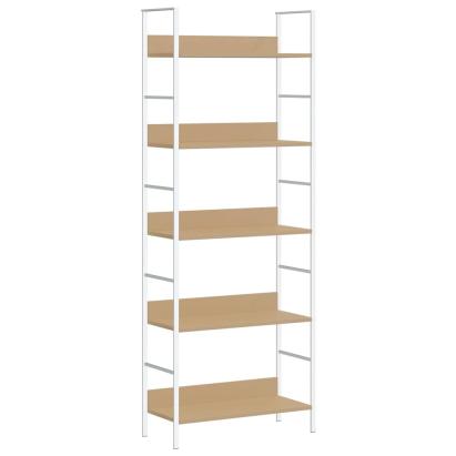 Etajeră cărți 5 rafturi, stejar, 60x27,6x158,5cm lemn prelucrat GartenMobel Dekor