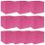 Cutii depozitare, 10 buc., roz, 32x32x32 cm, textil GartenMobel Dekor