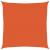 Pânză parasolar, portocaliu, pătrat, 7 x 7 m, 160 g/m², HDPE GartenMobel Dekor