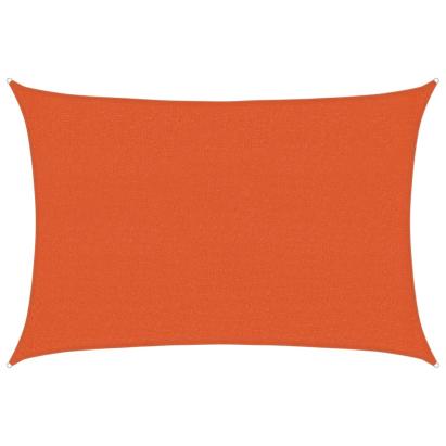 Pânză parasolar, portocaliu, 2,5x4 m, HDPE, 160 g/m² GartenMobel Dekor