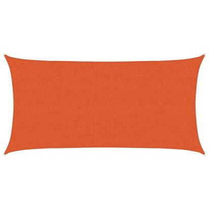 Pânză parasolar, portocaliu, 2,5x4,5 m, HDPE, 160 g/m² GartenMobel Dekor