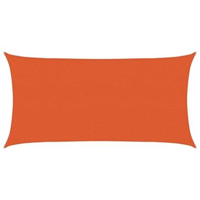 Pânză parasolar, portocaliu, 2,5x5 m, HDPE, 160 g/m² GartenMobel Dekor