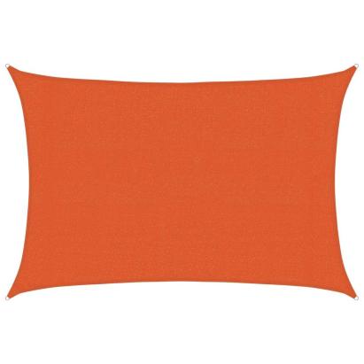 Pânză parasolar, portocaliu dreptunghiular 3x4,5m HDPE 160 g/m² GartenMobel Dekor