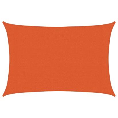 Pânză parasolar, portocaliu dreptunghiular 3x5 m HDPE 160 g/m² GartenMobel Dekor