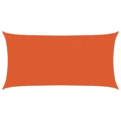 Pânză parasolar, portocaliu dreptunghiular 3x6 m HDPE 160 g/m² GartenMobel Dekor