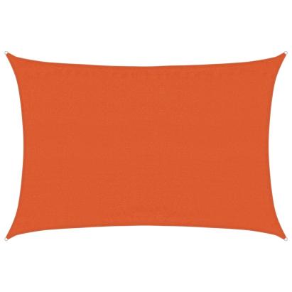 Pânză parasolar, portocaliu, 3,5x4,5 m, HDPE, 160 g/m² GartenMobel Dekor