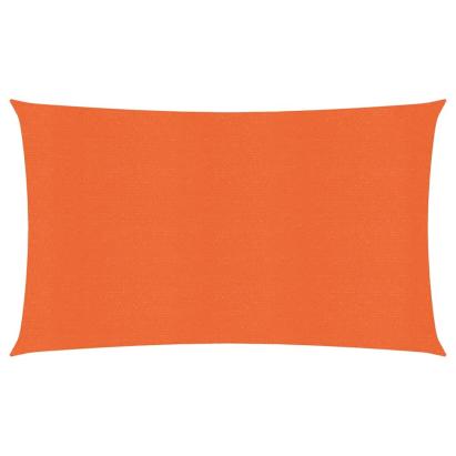 Pânză parasolar, portocaliu dreptunghiular 4x7 m HDPE 160 g/m² GartenMobel Dekor