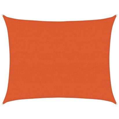 Pânză parasolar, portocaliu dreptunghiular 6x7 m HDPE 160 g/m² GartenMobel Dekor