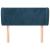 Tăblie pat cu aripioare albastru închis 83x23x78/88 cm catifea GartenMobel Dekor