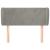 Tăblie de pat cu aripioare gri deschis 93x23x78/88 cm catifea GartenMobel Dekor