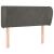 Tăblie de pat cu aripioare gri închis 93x23x78/88 cm catifea GartenMobel Dekor