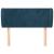 Tăblie pat cu aripioare albastru închis 93x23x78/88 cm textil GartenMobel Dekor