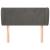Tăblie de pat cu aripioare gri închis 103x23x78/88 cm catifea GartenMobel Dekor