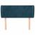 Tăblie pat cu aripioare albastru închis 103x23x78/88 cm catifea GartenMobel Dekor