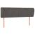 Tăblie de pat cu aripioare gri închis 147x23x78/88 cm catifea GartenMobel Dekor