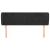 Tăblie de pat cu aripioare negru 147x23x78/88 cm catifea GartenMobel Dekor