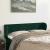 Tăblie de pat cu aripioare verde închis 147x23x78/88 cm catifea GartenMobel Dekor