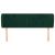 Tăblie de pat cu aripioare verde închis 147x23x78/88 cm catifea GartenMobel Dekor