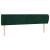 Tăblie de pat cu aripioare verde închis 163x23x78/88 cm catifea GartenMobel Dekor