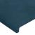 Tăblie pat cu aripioare albastru închis 163x23x78/88 cm catifea GartenMobel Dekor