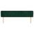 Tăblie de pat cu aripioare verde închis 183x23x78/88 cm catifea GartenMobel Dekor