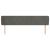 Tăblie de pat cu aripioare gri închis 203x23x78/88 cm catifea GartenMobel Dekor