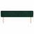 Tăblie de pat cu aripioare verde închis 203x23x78/88 cm catifea GartenMobel Dekor
