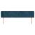 Tăblie pat cu aripioare albastru închis 203x23x78/88 cm catifea GartenMobel Dekor
