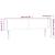 Tăblie de pat cu aripioare roz 203x23x78/88 cm catifea GartenMobel Dekor