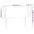 Tăblie de pat cu aripioare gri închis 83x23x78/88 cm textil GartenMobel Dekor