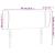 Tăblie de pat cu aripioare gri deschis 93x23x78/88 cm textil GartenMobel Dekor